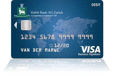 Visa Signature Business Debit Card